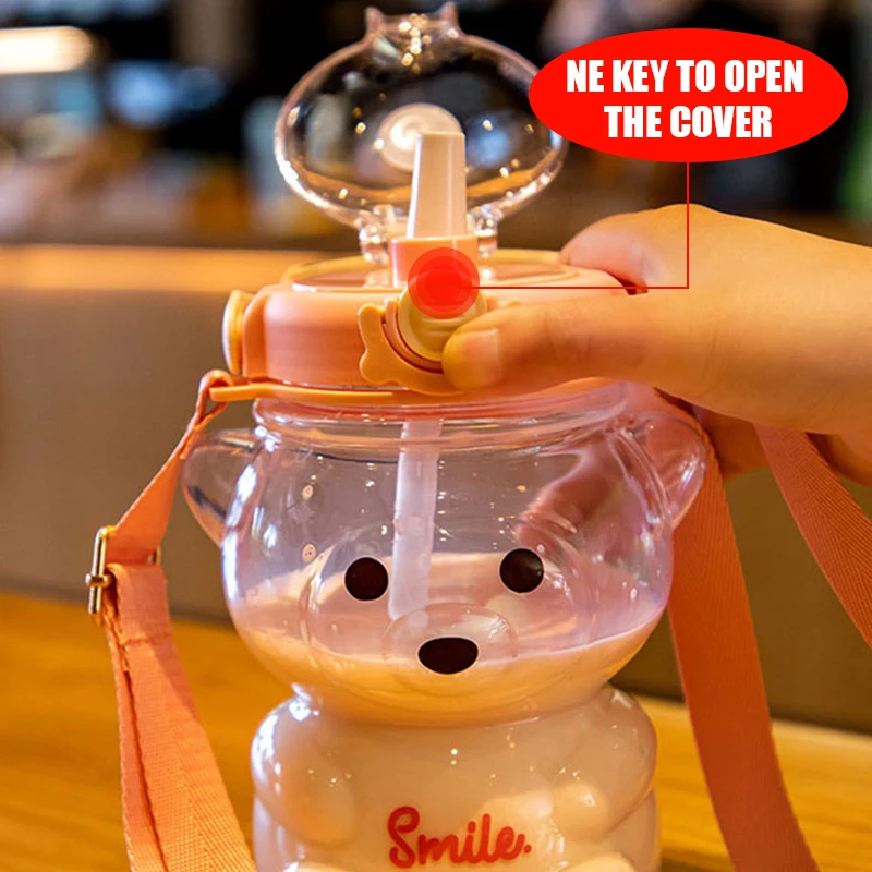 Бутылка для воды с милым медведем 32 унции |