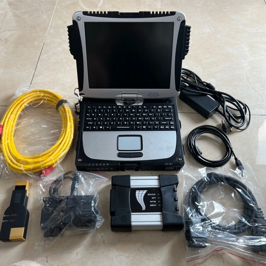 

For Bmw Icom Next with Toughbook CF19 Laptop i5 4g Full Set Ready to Work Software Expert Mode SSD HDD DIAGNOSE SCANNER