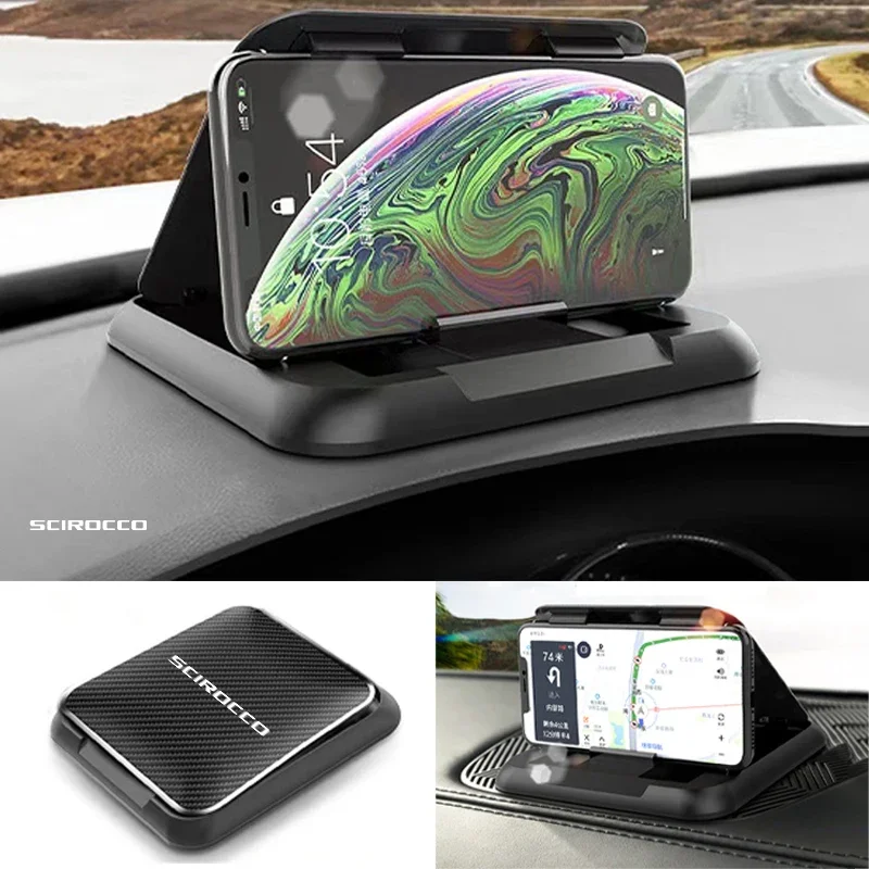 Автомобильная подставка для GPS навигатора силиконовая адсорбционная