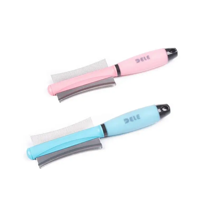 

Pet Hair Comb Cat Dog Deshedding Brush Dog Grooming Tools Pet Cat Hair Removal Comb Brush Double Sided Pet Products Suppliers