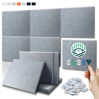 6 pcs sound absorbing material acoust insulation absorcion panel door seal strip for home music studio soundproof wall panels