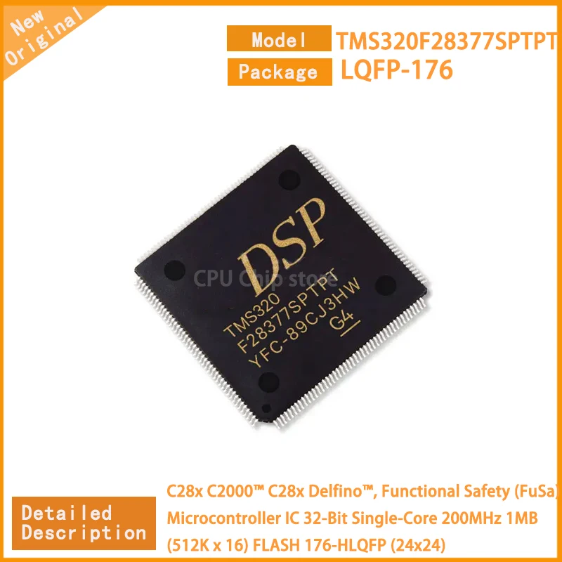 

Микроконтроллер TMS320F28377SPTPT TMS320F28377, 32 битный, одноъядерный, 200 МГц, 1 Мб (512K x 16), FLASH 176-HLQFP (24x24), 1 ~ 5 шт.