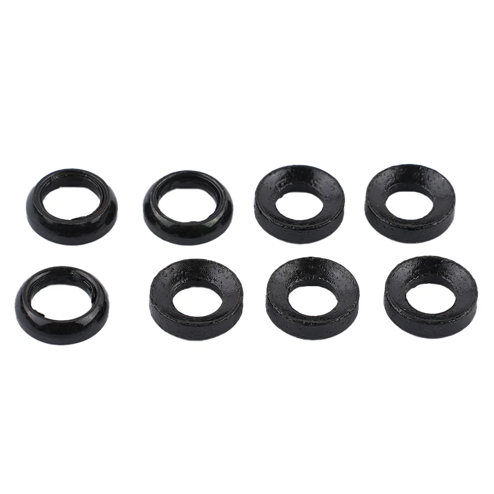

8PCS M6 Concave Washer Convex Washer Aluminum Bicycle Bike Disc Brake Caliper Bump Gasket Durable Bicycle Parts
