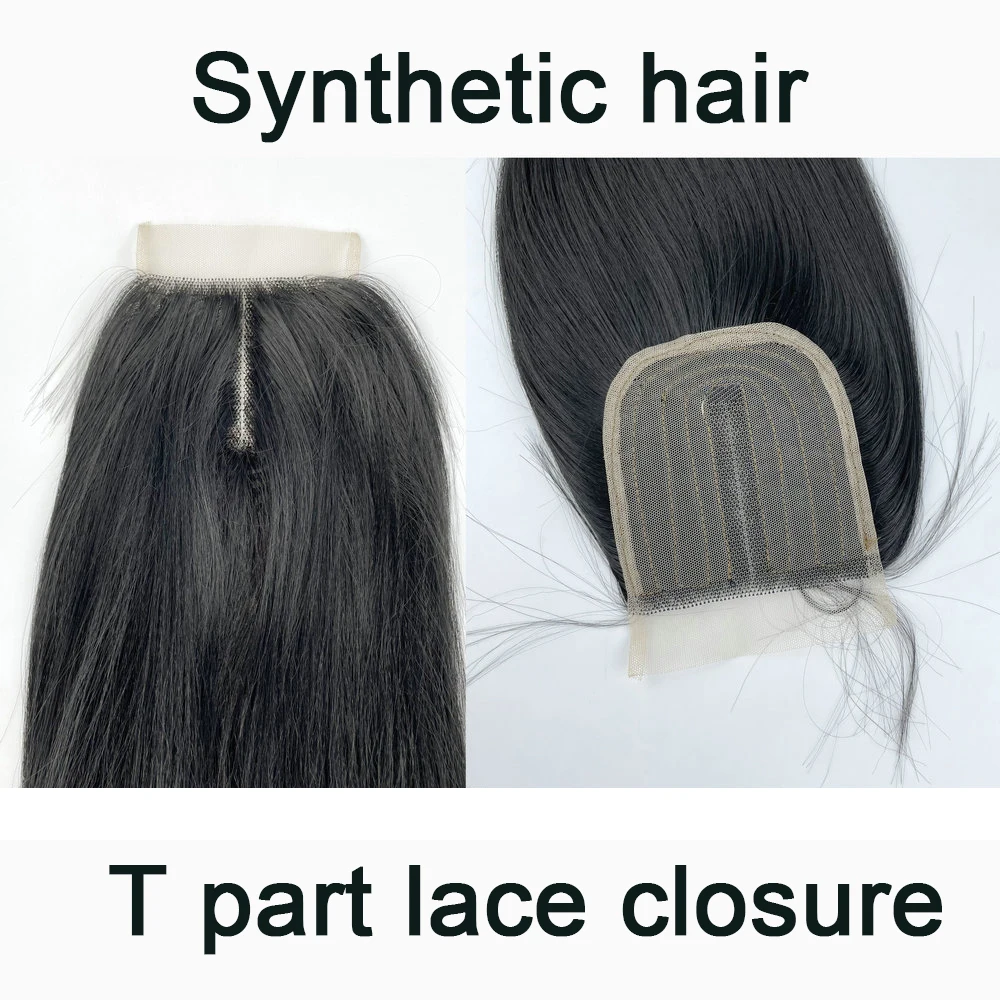 Adorable STW Synthetic Hair 4*4 T Part Lace Closure Longer 2
