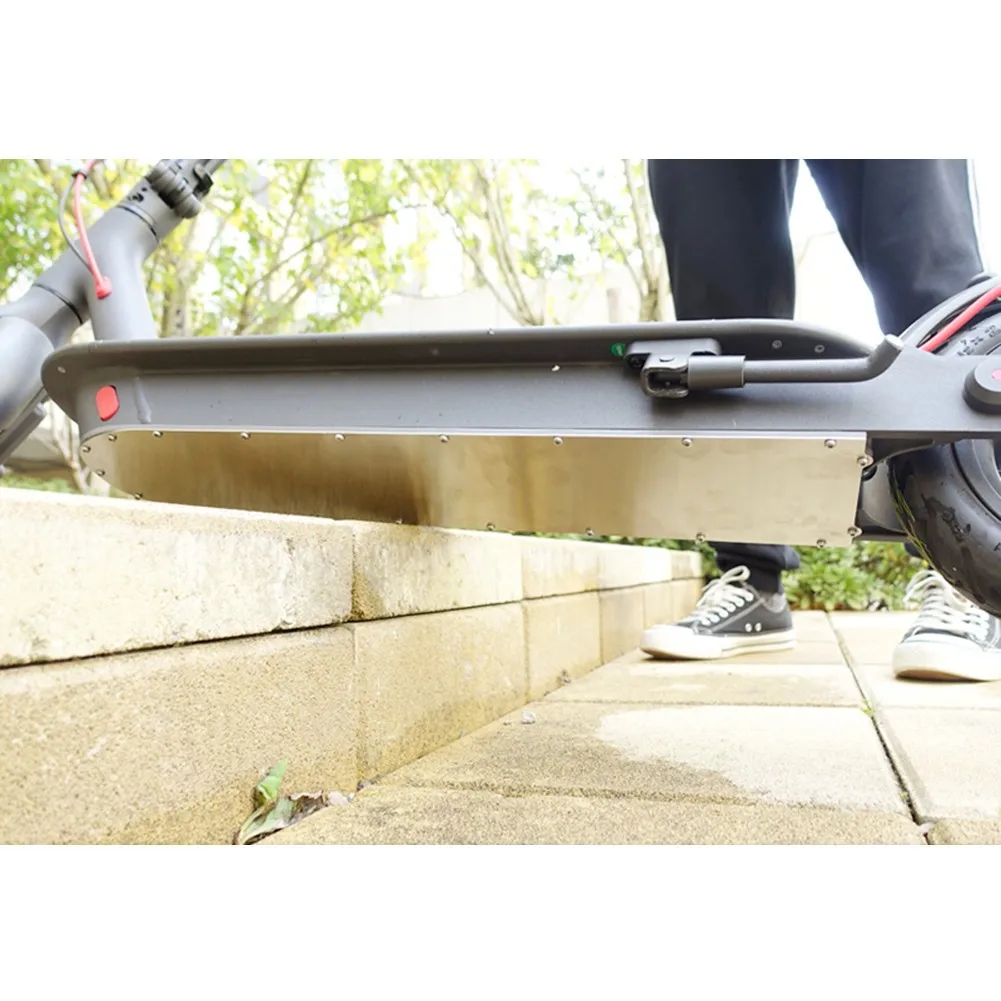 

E-Scooter Metal Base Plate Stainless Bottom Cover Wear Resistant Baseboard For Xiaomi M365/1S/PRO/PRO2 Electric Scooter Parts