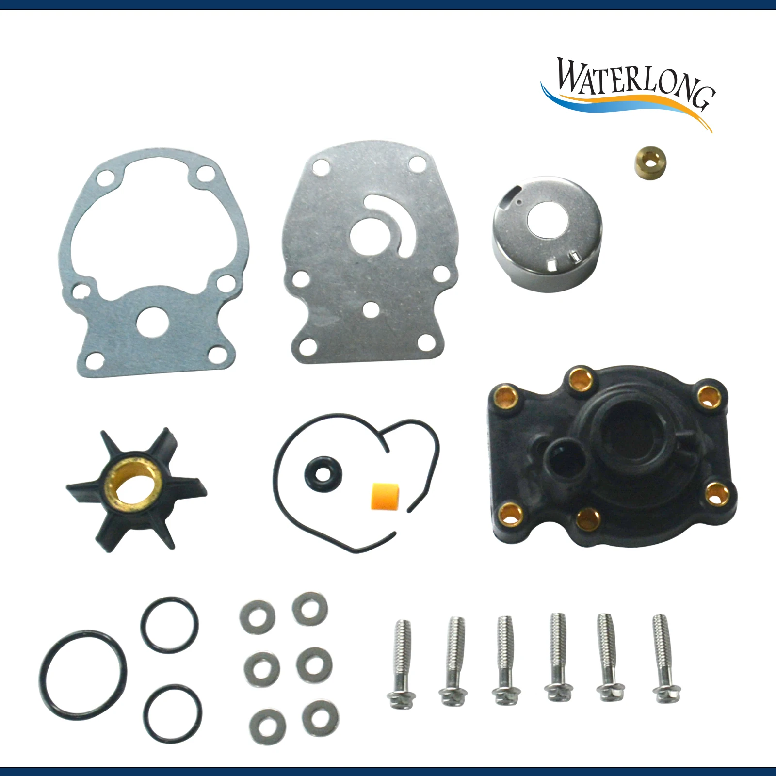 Комплект для ремонта водяного насоса WATERLONG 393630 заменяет крыльчатку Johnson/evinгруб