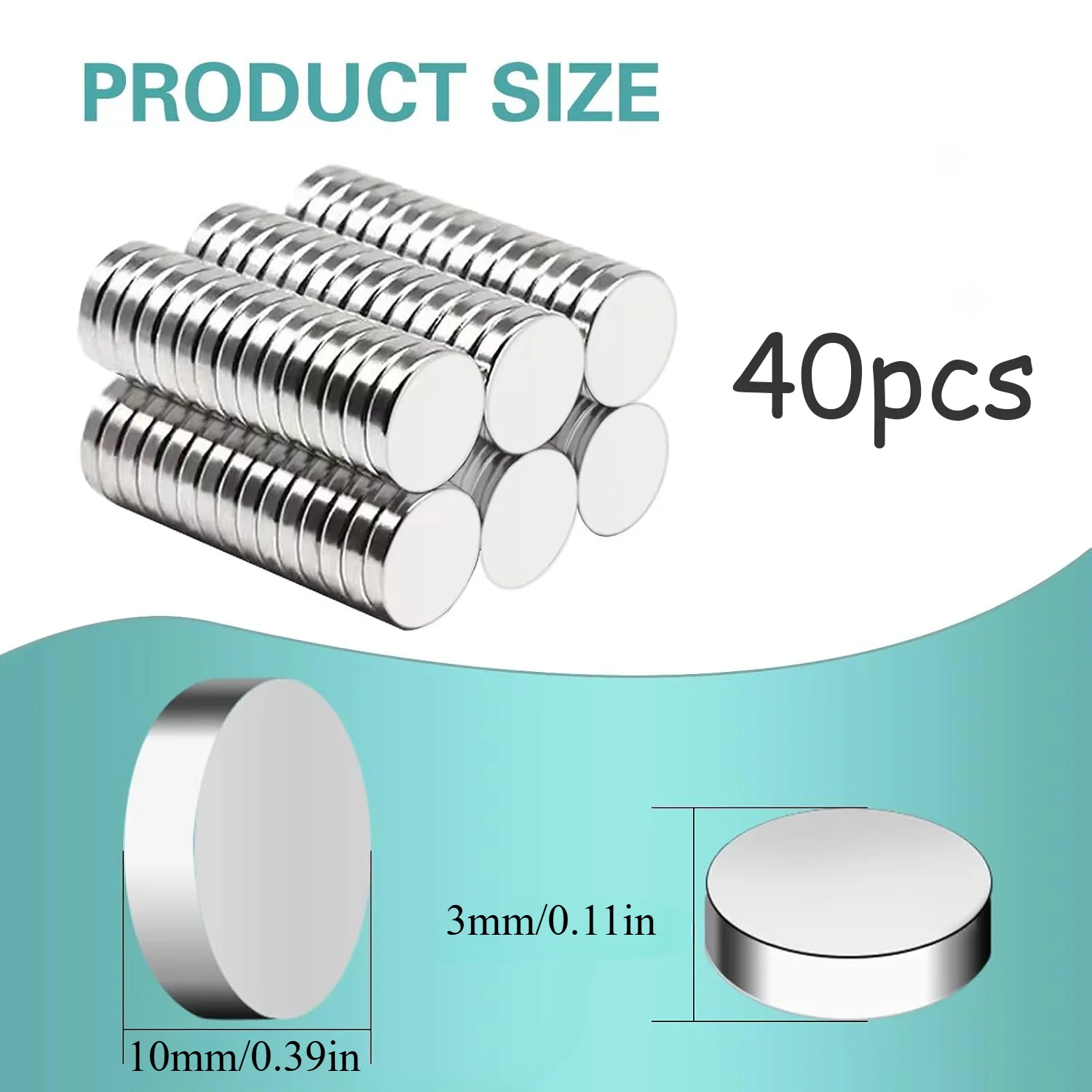 Магниты для холодильника U-POLEMAG 40/60 шт.