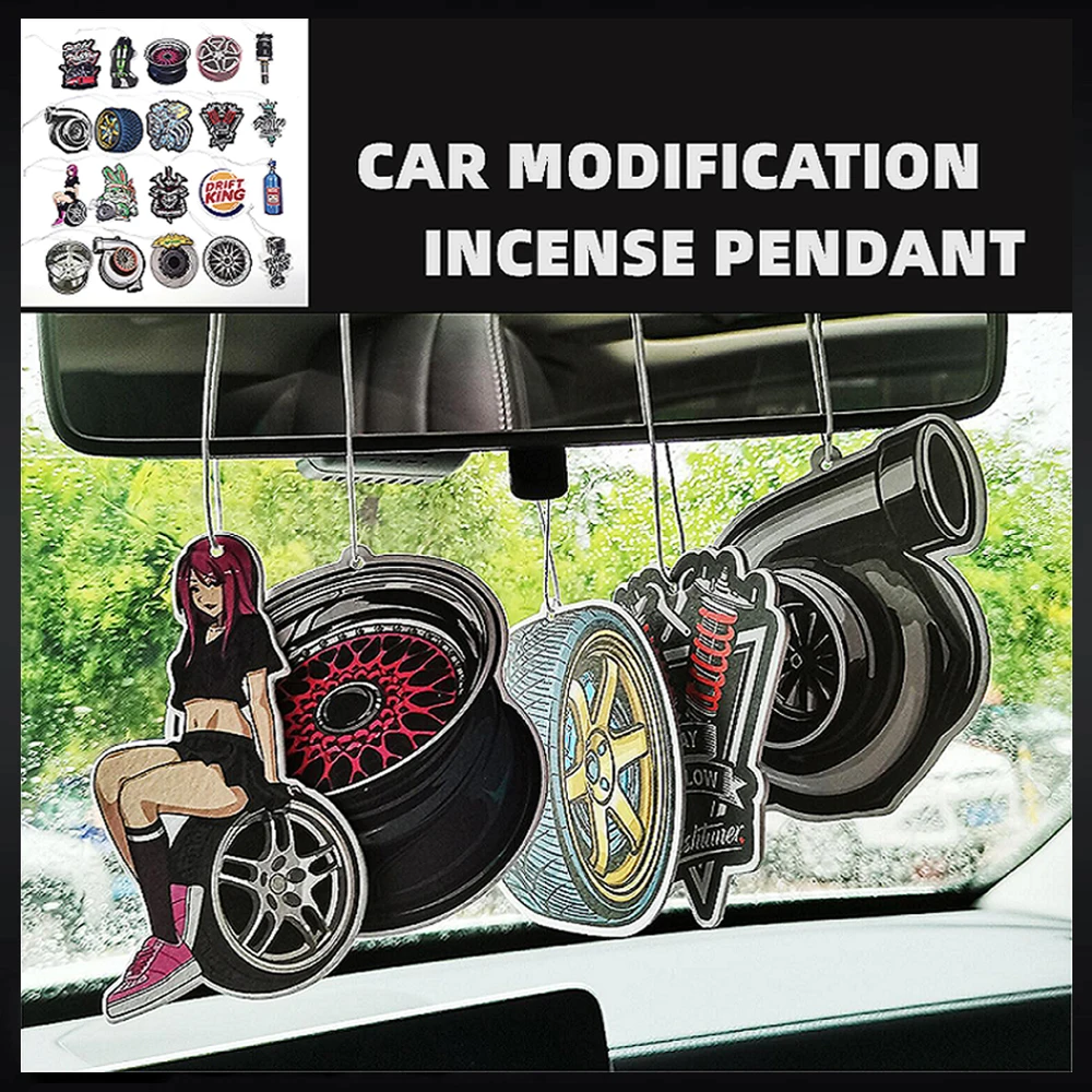 

New Car Air Freshener Sexy Girl Hanging Rearview Mirror Perfume Lasting Fragrance Perfume Diffuser Trailer Perfume Accessories
