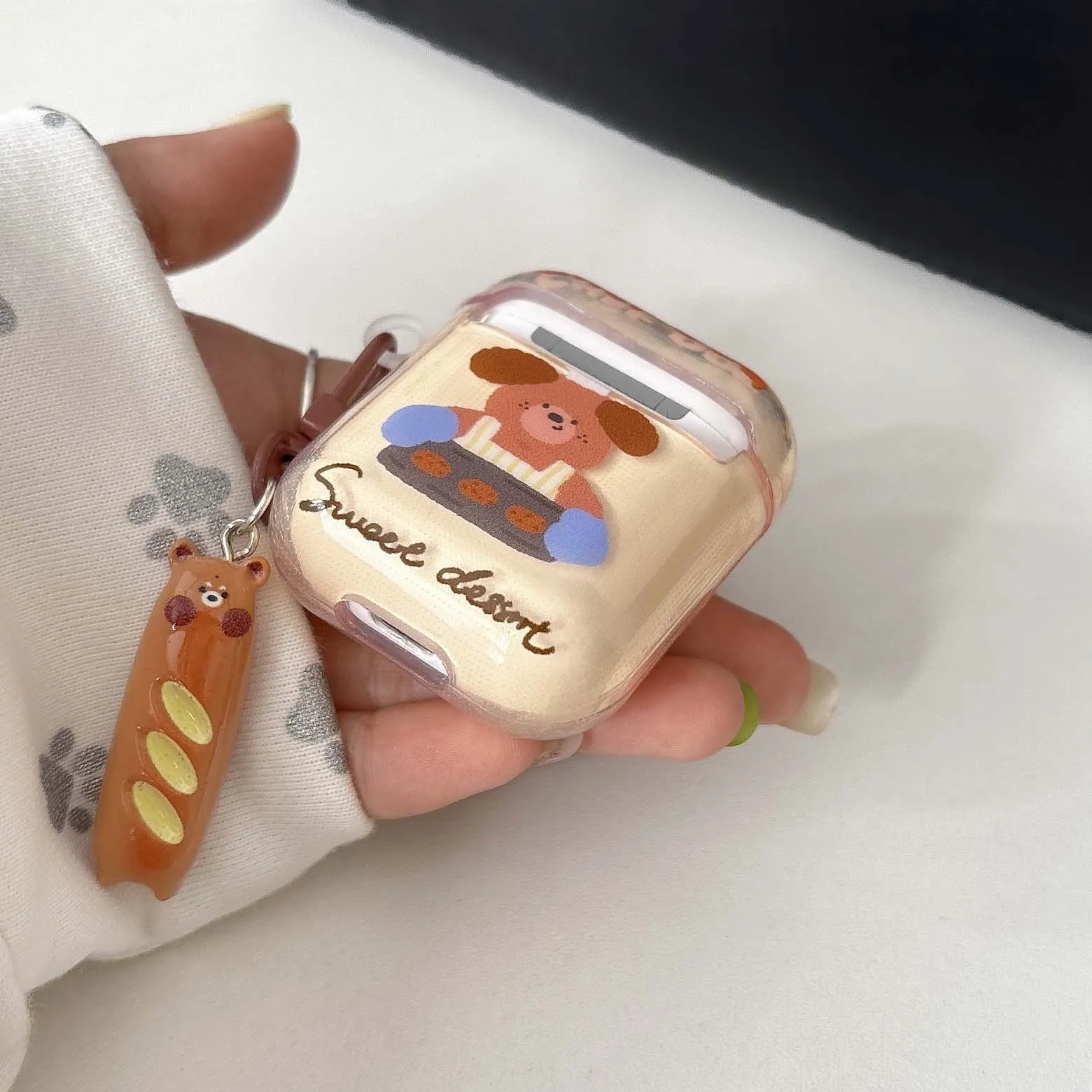 Чехол для наушников с мультяшной собакой imd apple airpods 4 pro 2 3 1 беспроводная