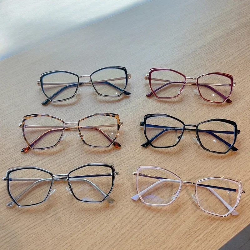 Новые женские очки кошачий глаз с защитой от синего света роскошные