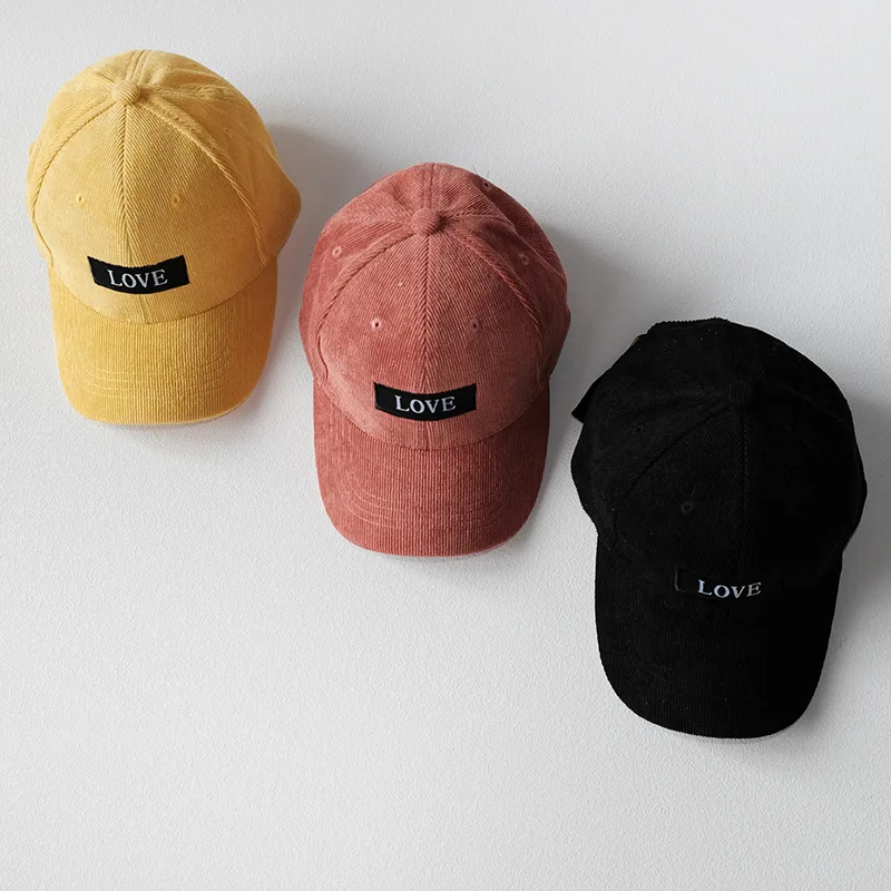 Snapback/мягкая хлопковая бейсбольная шляпа от солнца Вельветовая Кепка с корейским