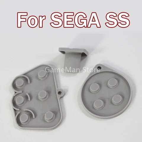 5 наборов/партия, магнитная резиновая кнопка для контроллера Sega Saturn SS, проводящие прокладки