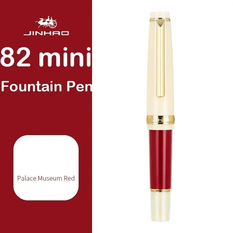 

JinHao 82, мини-перьевая ручка, акриловая ручка, спин EF F, перо, канцелярские принадлежности, офисные школьные принадлежности, ручки с золотыми чернилами