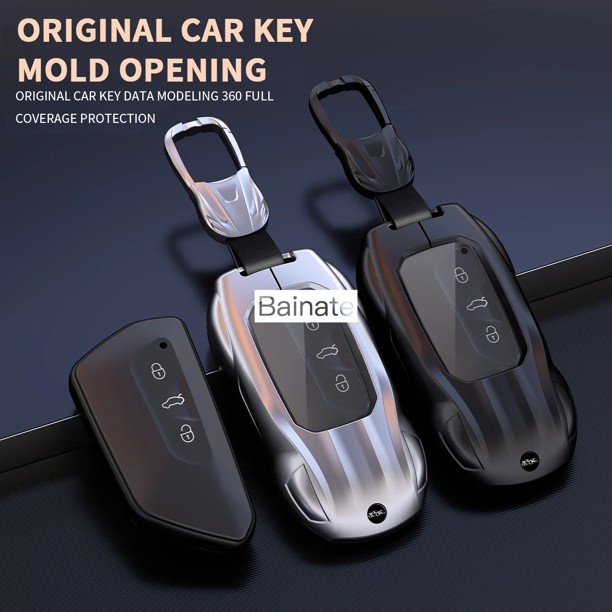 Фото Чехол-футляр для автомобильного ключа для VW Volkswagen Golf 8 MK8 ID.3 ID.4 Cupra Skoda Octavia A8 SEAT Leon MK4 2020 2021 Formentor Tarraco №3