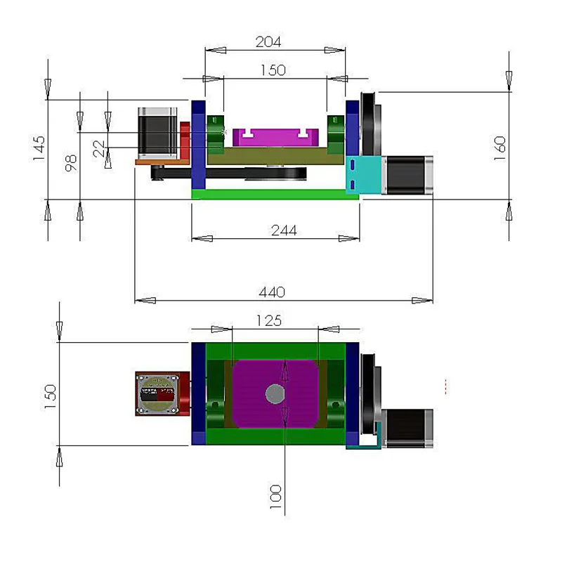 Новый Высокоточный разделительный редуктор для оси вращения 1: 4 6:1 CNC 4-й 5-й A с
