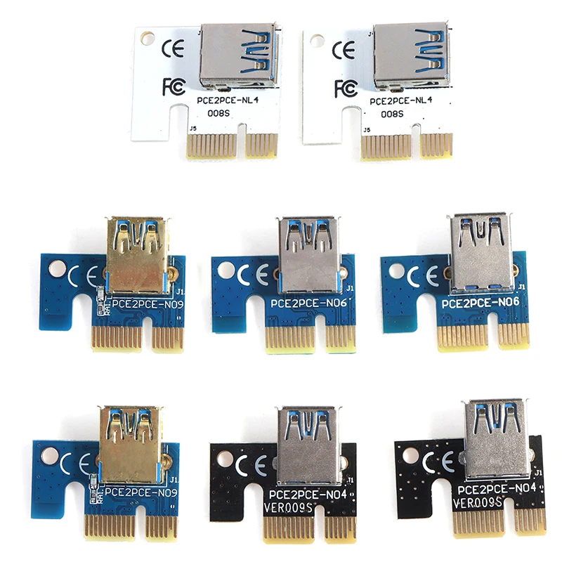 

2 шт., видеокарта PCIE 1X to16X PCI-E 1X-USB