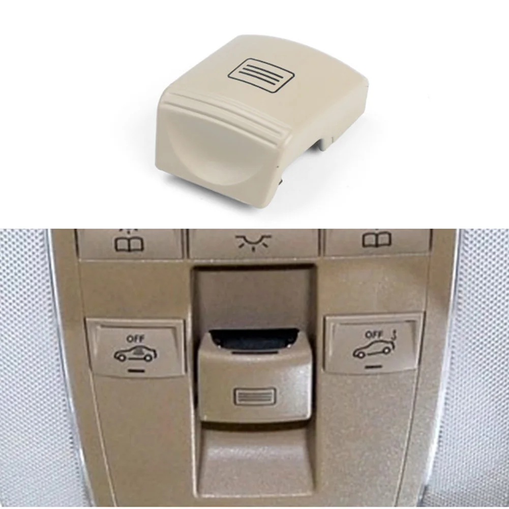 

Front Car Switch Button Cover Trim 1pcs Accessories Beige Sunroof Windo