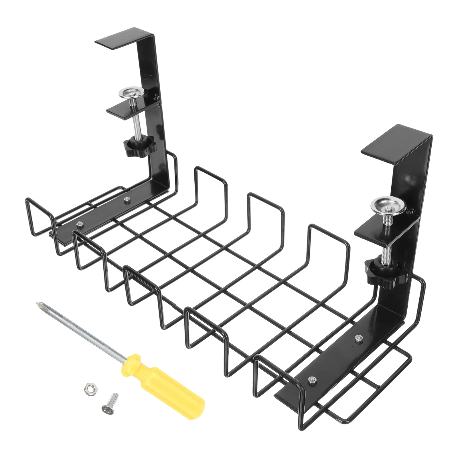 

Cable Deskwire Basket Tray Organizer Management Household Rack Storage Standcord Bracket Holder Cords Power Strip Table Hanging