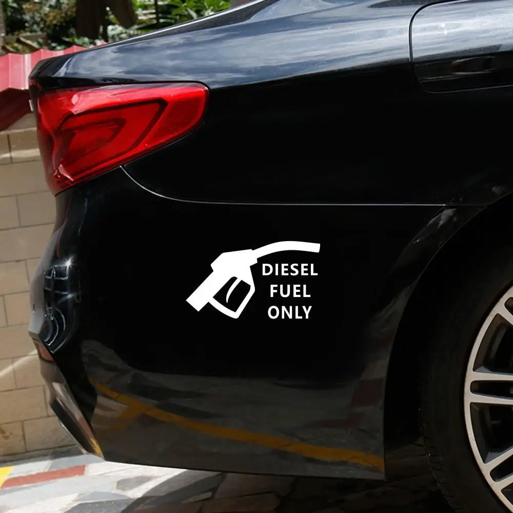 Автомобильная виниловая наклейка с дизельным только топливом стикеры и наклейки
