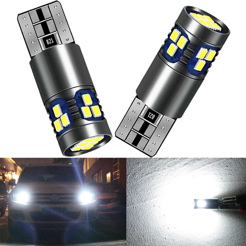 1 шт. светодиодный Автомобильные светодиодные лампы T10 W5W 12 В 2016 SMD 7000K