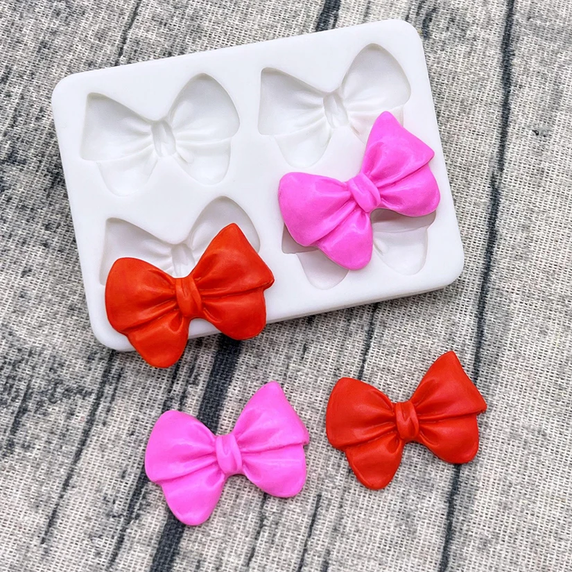 

Силиконовая форма для изготовления бантов, форма для печенья, кекса, шоколада, форма для выпечки, инструменты для украшения торта из помадки