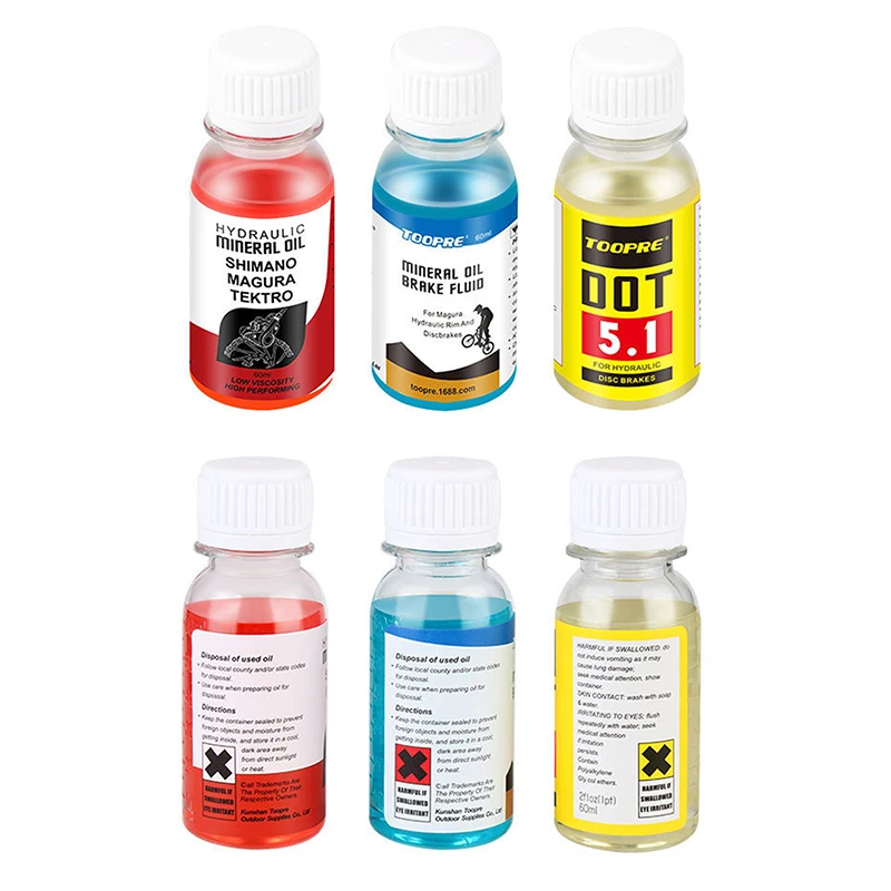 Велосипедное тормозное минеральное масло достаточной емкости жидкая