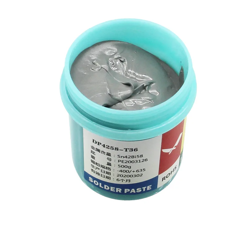 

Solder pate SMT patch Sn42Bi58 Sn62.8Pb36.8Ag0.4 200g/bottle Solda Solder paste