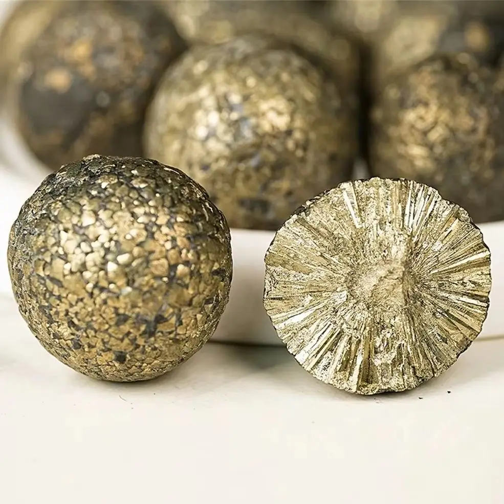 

Натуральные пириты, круглые шары