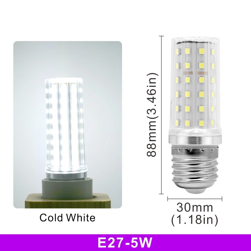 

Светодиодная лампа Duncelri E27/E14 5Вт/7Вт холодный/теплый/натуральный белый