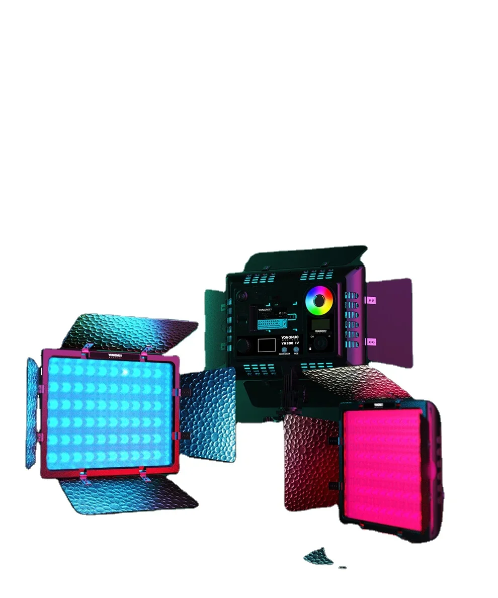 Новинка фотография YONGNUO светодиодный панель YN 300 IV RGB полный цвет 3200k 5600K