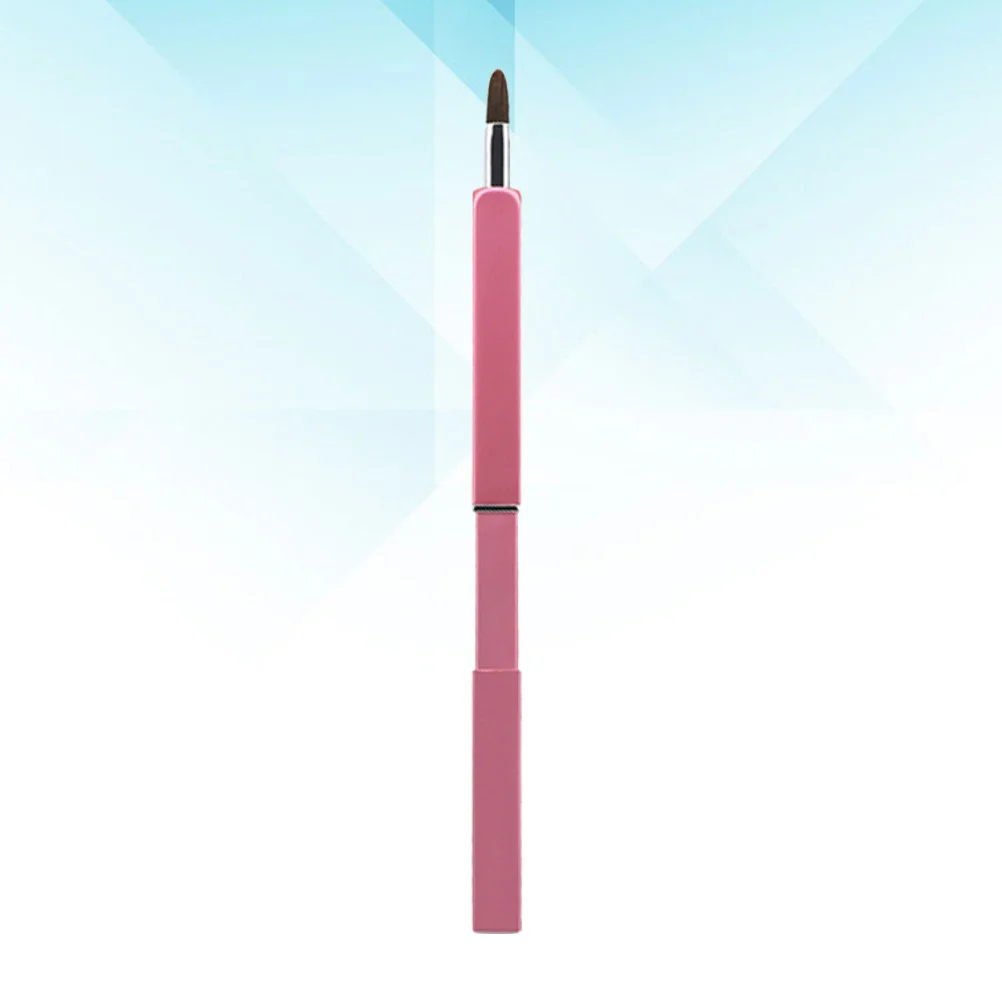 

Brush Lip Makeup Applicator Lipstick Gloss Brushes Portable Tool Handy Travel Eye Wands Kit Retractable Cap Liner