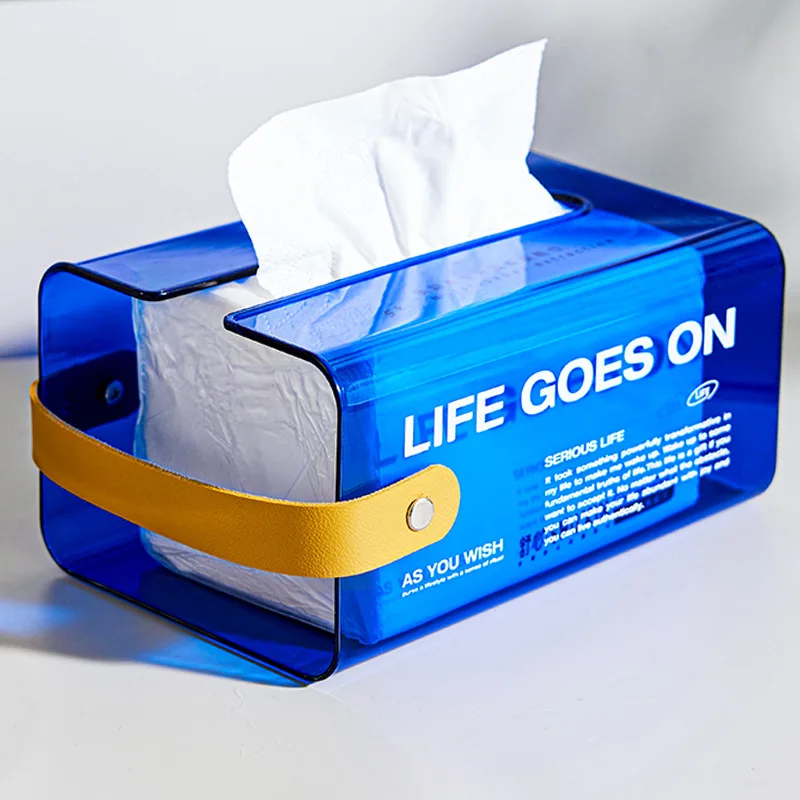 

Luxury Paper Towel Box Wall Hanging Roll Paper Tube Creative Kitchen Napkin Living Room Pulling Paper Washcloth Storage Box