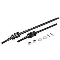 2pcs metal steel front drive shaft cvd for axial wraith 90018 rr10 90048 110 rc crawler car upgrades parts accessories