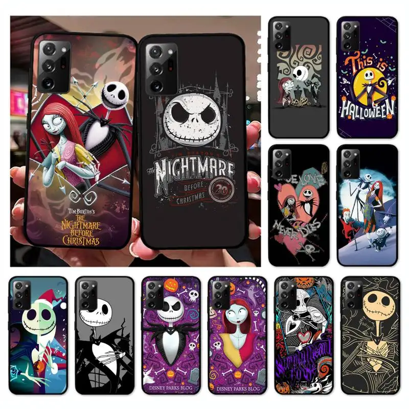 

Disney The Nightmare Before Christmas Phone Case for Samsung Note 5 7 8 9 10 20 pro plus lite ultra A21 12 02