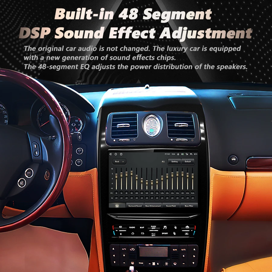 10 26 &quot Qualcomm для Maserati Quattroporte 2004-2012 Android 13 автомобильный радиоприемник