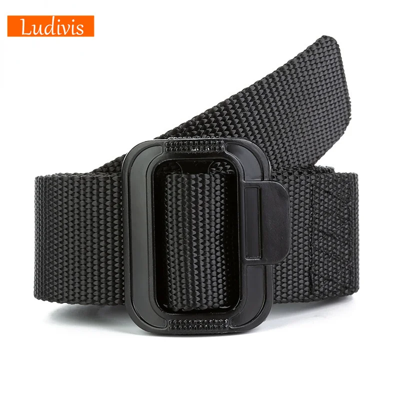 Military Men Belt 2023 Army Belts Adjustable Belt Men Outdoor Travel Tactical Waist Belt with for Aluminum alloy buckle 125cm