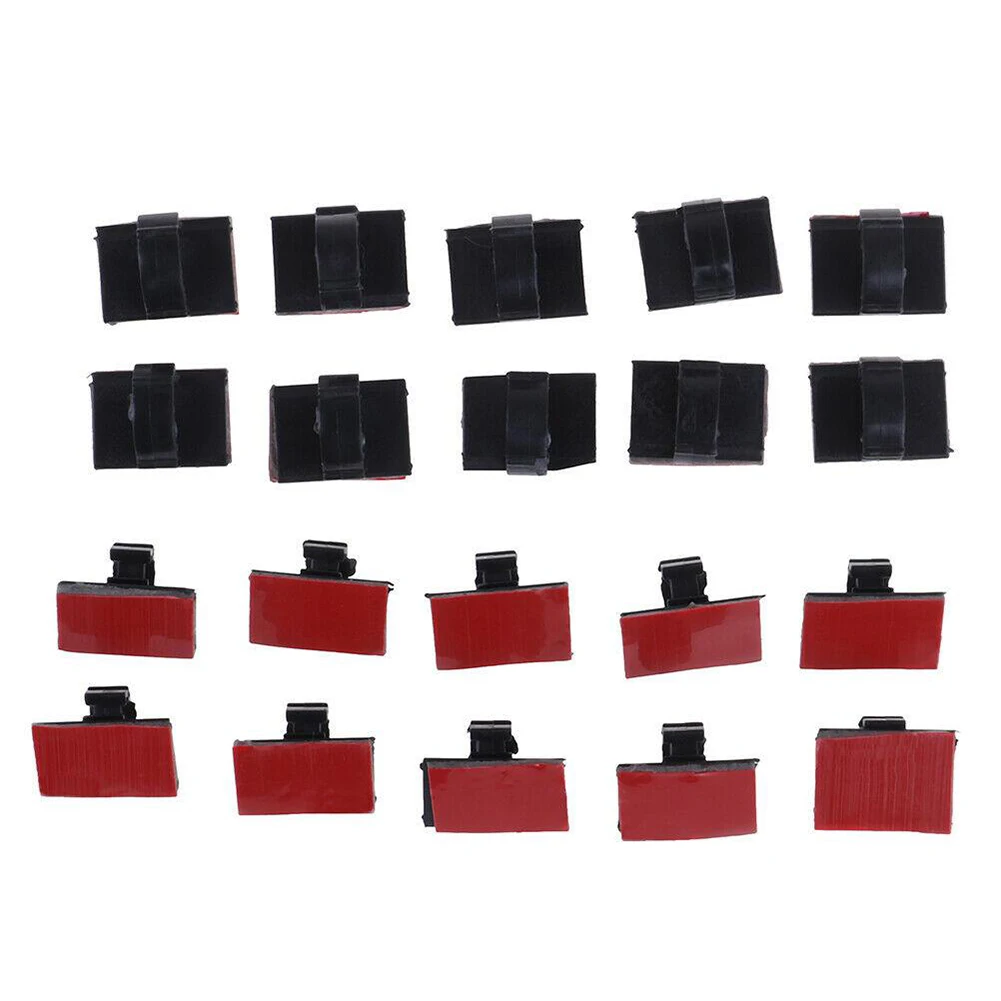 Новый зажим для кабеля черный стеклянный глянцевый картонный держатель железный