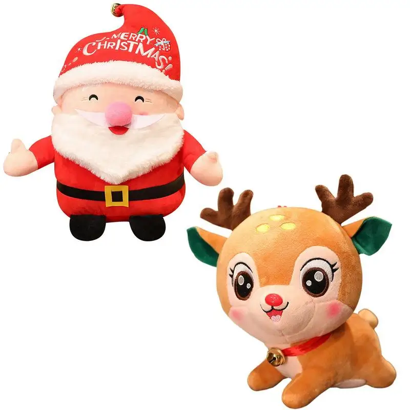

Плюшевая игрушка Санта Клаус, рождественские мягкие игрушки, милые и мягкие рождественские игрушки, подходят для украшения настольного прикроватного дивана и многого другого