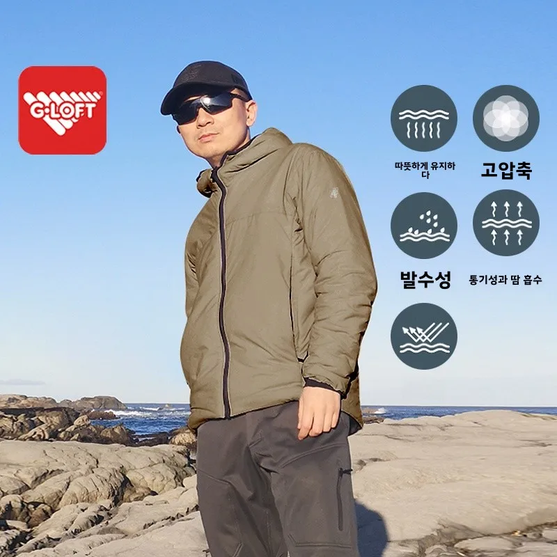 Ghost Valley Tactical Outdoor Atom plus Astro Усиленная хлопчатобумажная ткань с капюшоном Heattech Light