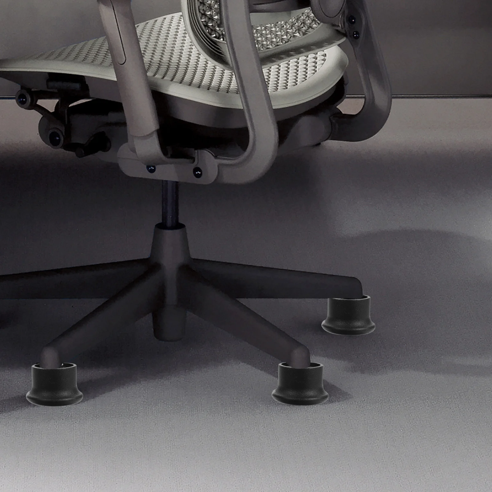 

10 Pcs Chair Wheel Fixed Foot Pad Office Swivel Caster Wheels Feet Replacement Metal