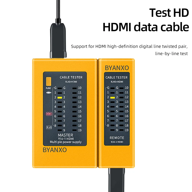 Burboro RJ45 Cable Tester Lan Test Tool Network Cable Tester&HDMI Cable Tester Networking Tools Network Repair