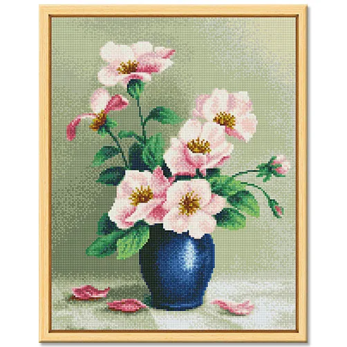 

90227Ann-Tulip diy Цифровая масляная живопись, картина маслом, Акриловая картина с цветами, взрывная ручная работа, пейзаж, живопись