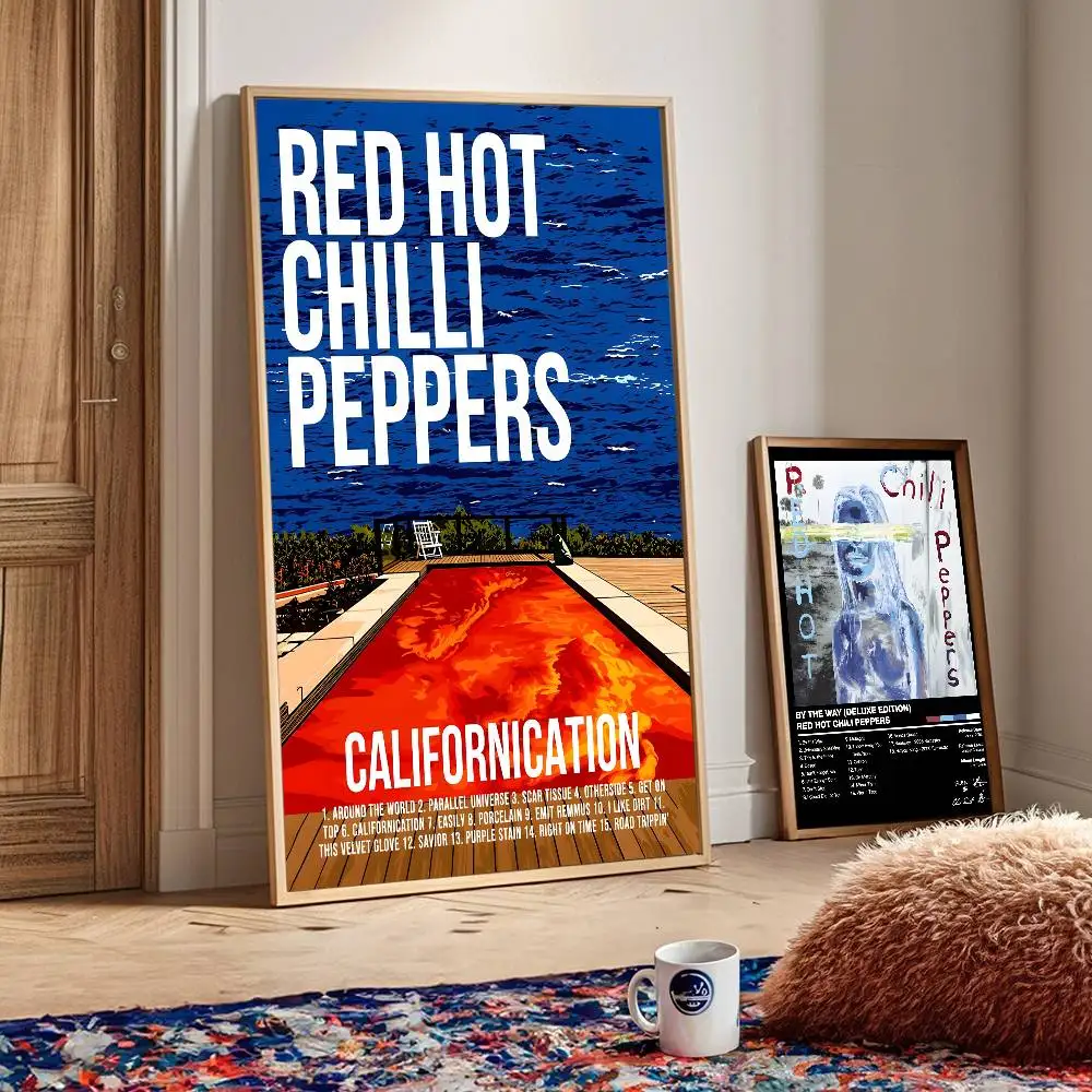 Классические винтажные постеры R-Red Hot C-Chili P-Peppers, водонепроницаемые бумажные наклейки, декор для кофейни, бара, дома (art.: 3920dbac170c5) - 3920dbac170c5