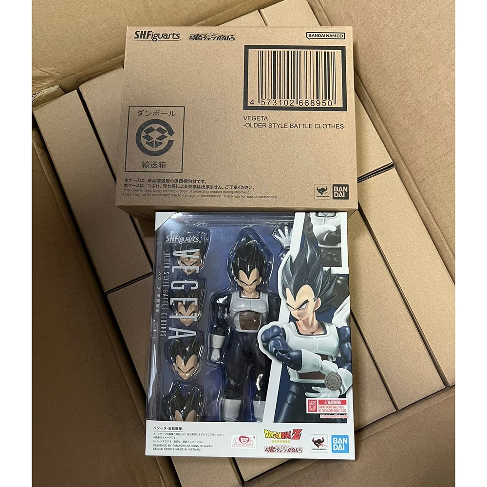 В наличии оригинальная фигурка Bandai S.H.Figuarts Dragon Ball Z Vegeta (бийская одежда в стилеOlder), 14 см, модель из ПВХ, подарок (art.: 3920ce5a0ba7f) - 3920ce5a0ba7f
