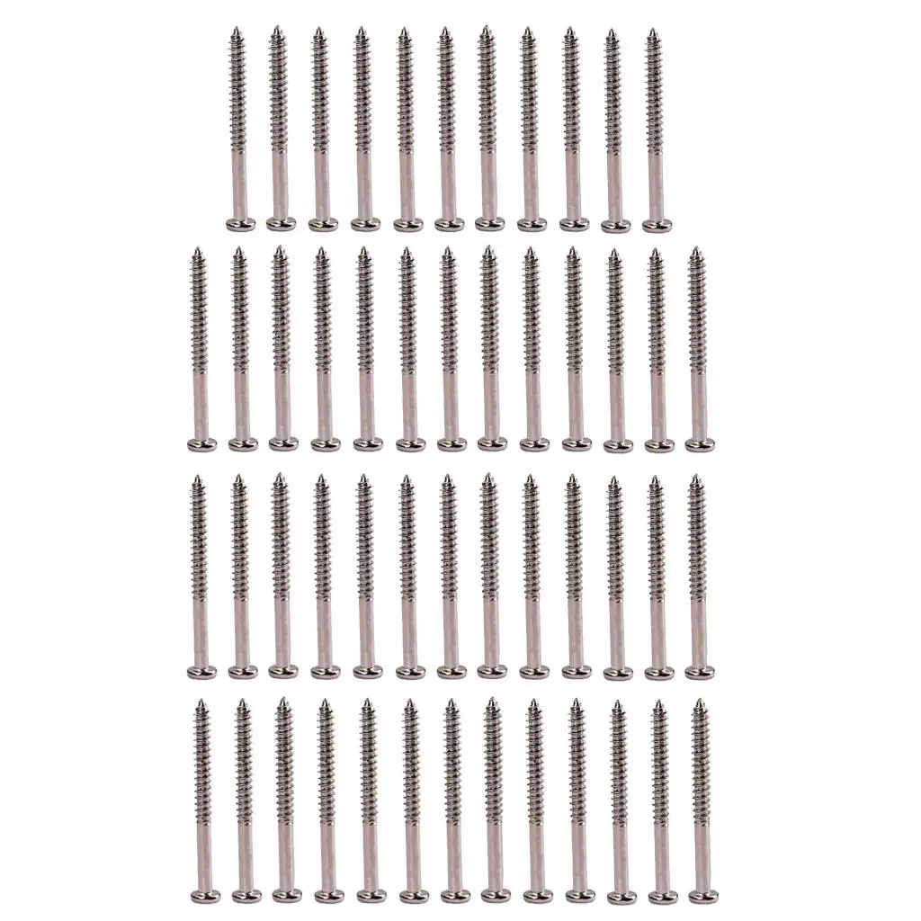 50 шт. монтажный винт звукоснимателя для бас-гитары замены звукоснимателей JB P90