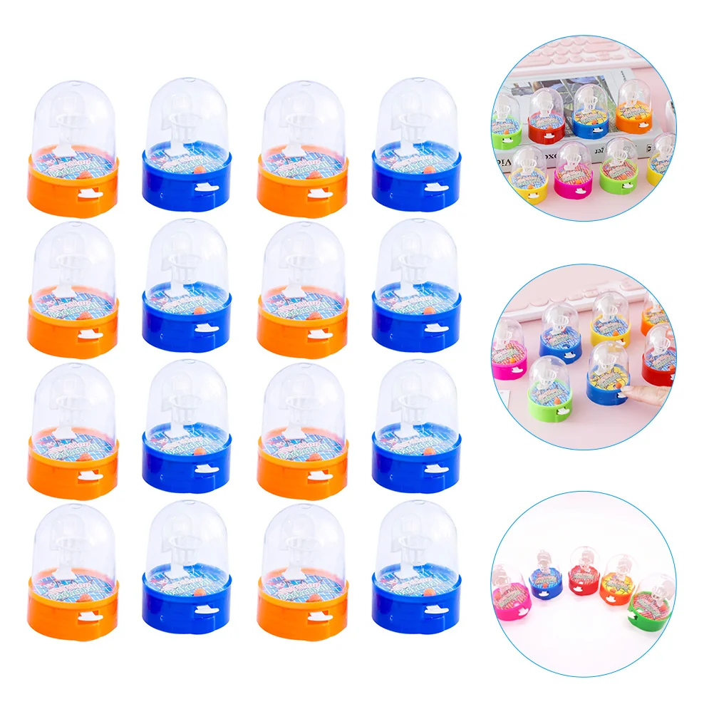 

16 Pcs Ball Fingerboard Game Finger Shooting Machine Mini Basketball Kids Playing Toy Abs Game Child Interactive Toys