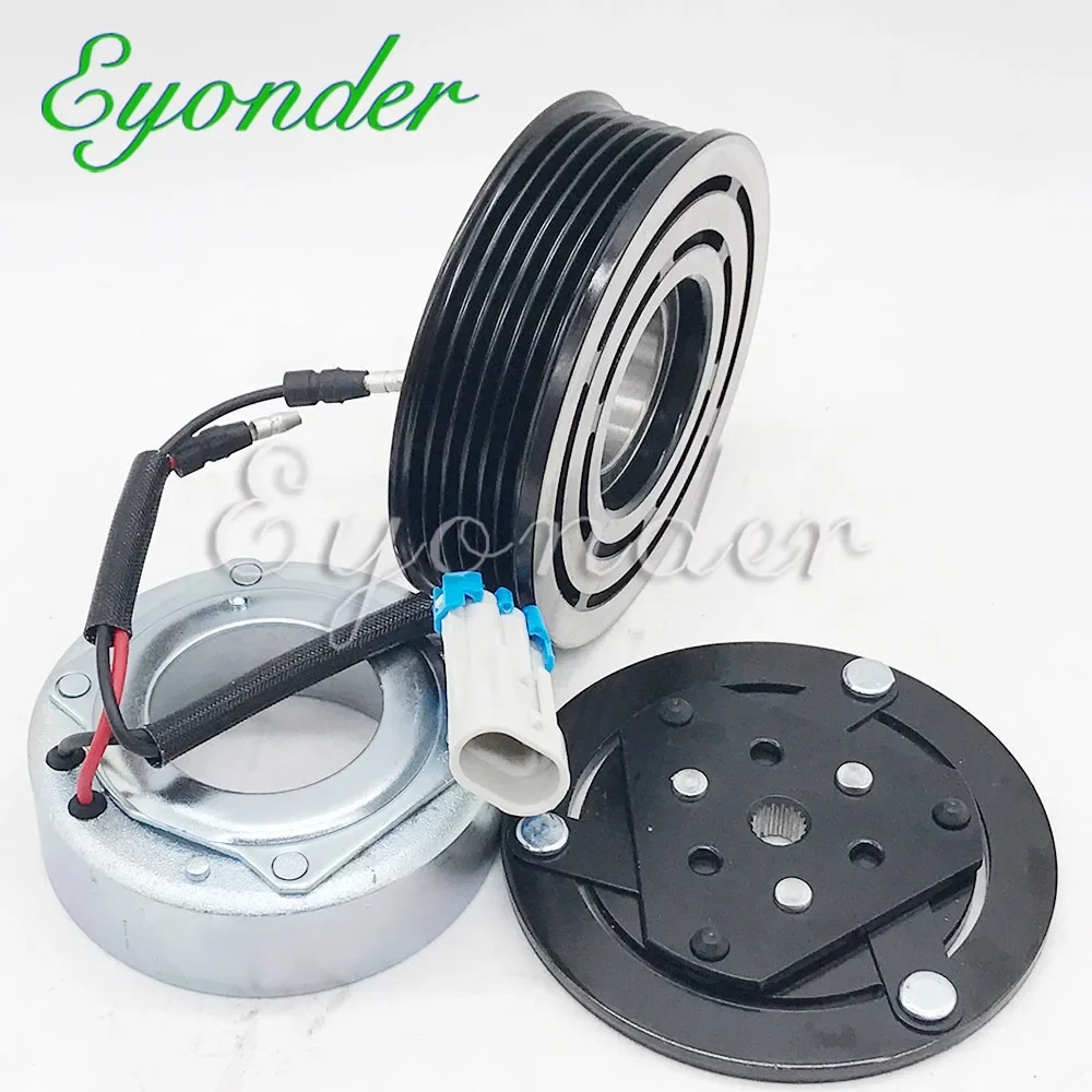 

Шкив сцепления компрессора переменного тока для Chevrolet Aveo Spin Tracker Adam Mokka 95369546 1618510 94517793 13MC9007HDRA 95369543 95524436