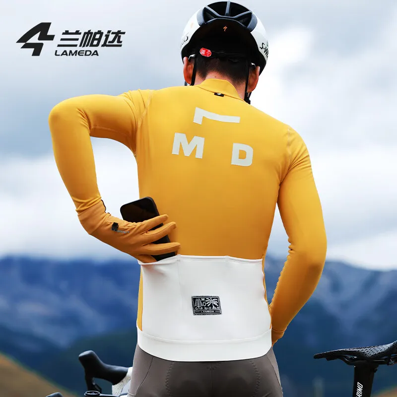 Велосипедная Джерси Lameda Флисовая теплая одежда для велоспорта мужчин