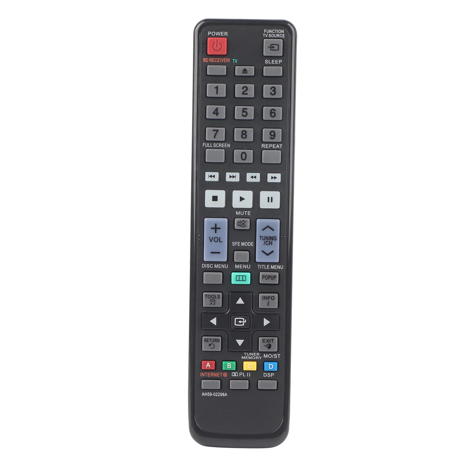 

Remote Control Replacement for Samsung AH59-02298A AH59-02291A AV35850 BDP1000