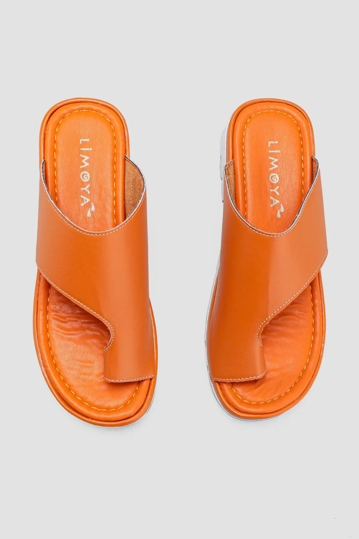 

Leola Orange Thong Slippers